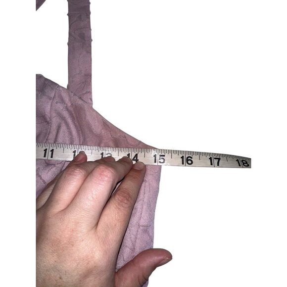 Lulus Love and Beyond Mauve Pink Burnout Floral Maxi Dress Sz S Boho Wedding - Picture 5 of 7